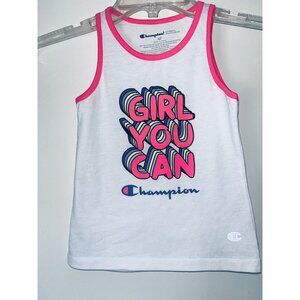 Girls Champion “Girl You Can” Tank Top Sz 4T